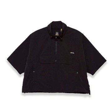 5th STREET｜山形｜女裝｜ 短版立領輕量短袖T恤｜黑色