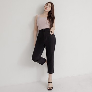 (標準型)理想高腰西裝長褲 MISS. 中大尺碼褲子