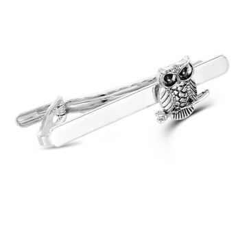 台灣現貨 造型領帶夾 男士襯衫西服領帶夾 簡約商務正裝時尚領帶夾 貓頭鷹造型領帶夾