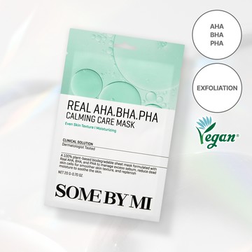 SOME BY MI Real AHA. BHA. PHA Calming Care Mask Sheet 1P