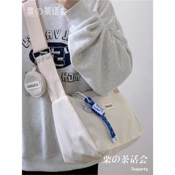 高顏值日系ins風百搭簡約斜挎包 大學生上課通勤單肩包包女背包潮