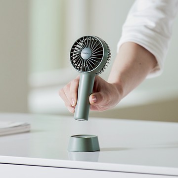 N9｜LUMENA C2 USB迷你手持風扇 煙燻綠