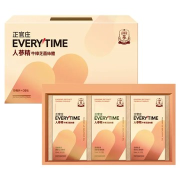【正官庄台中店】EVERYTIME牛樟芝禮盒36入