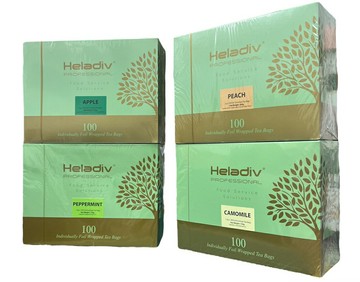 HELADIV絕世香氣茶-洋甘菊茶、蘋果茶、水蜜桃茶、薄荷茶