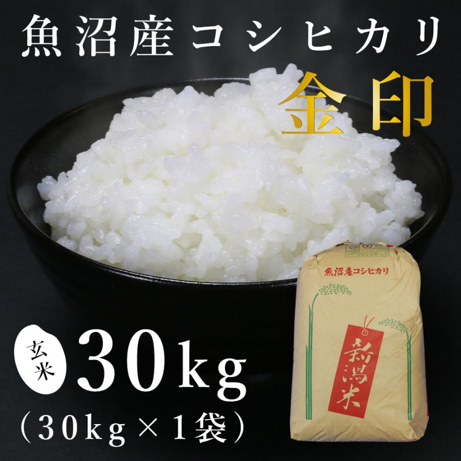 魚沼産コシヒカリ「金印」高食味米 30kg（令和5年産）