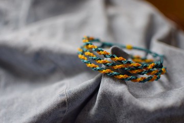 客製巴西蠟線手繩 X 手環 X 項鍊 二合一