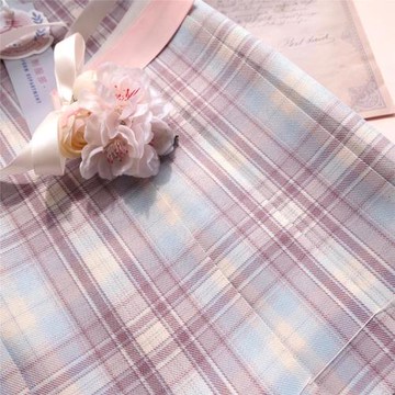 春日部【小倉戀歌】原創淺粉色格裙jk制服正統少女百褶溫柔甜美
