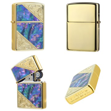 ZIPPO 迷幻花紋金防風打火機 ZA-3-175A 優惠出清 好禮超值送 官方正版 現貨 禮物 送禮 客製化 終身保固