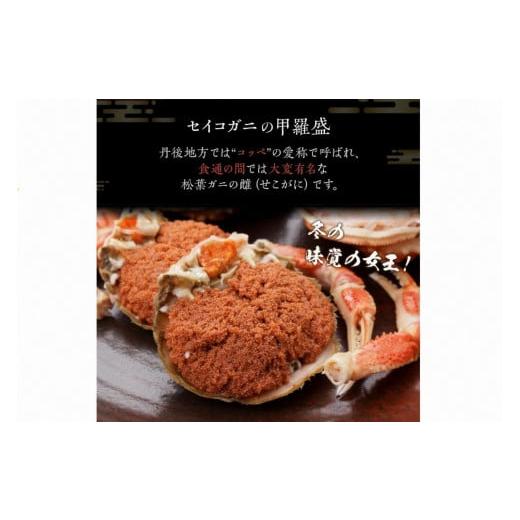 ふるさと納税 京都府 京丹後市 かに・甲羅盛り／☆蟹の宝石箱☆ずわいがに＆せいこがに甲羅盛 夫婦セットD ＜ズワイガニ甲羅盛り２個…