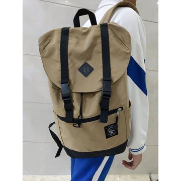 大容量休閑百搭雙肩包男潮流旅游電腦收納背包初中高中大學生書包