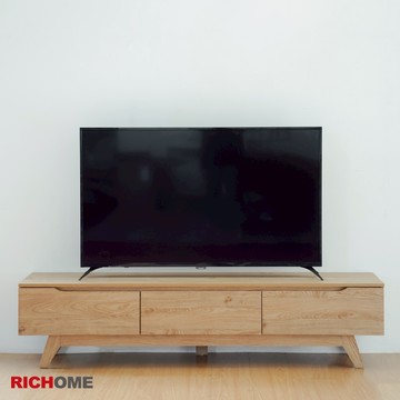 RICHOME 電視櫃 電視櫃180公分 電視櫃收納櫃 電視櫃組合櫃 電視架  視聽櫃  收納櫃 實木 TV169