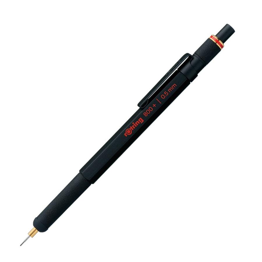 ロットリング rOtring シャープペンシル 0.5mm メタルメカニカルペンシル ブラック