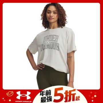 【UNDER ARMOUR】UA 女 Rival OS Campus 短袖T-Shirt_6007883-110