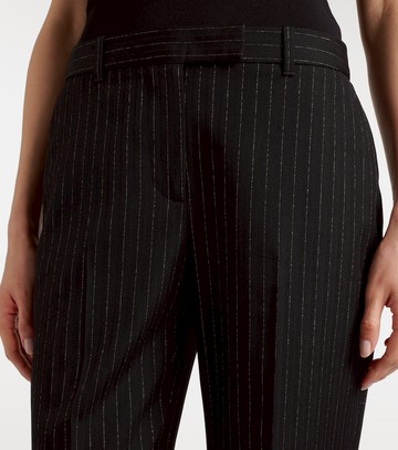 McQueen Pinstripe wool straight pants