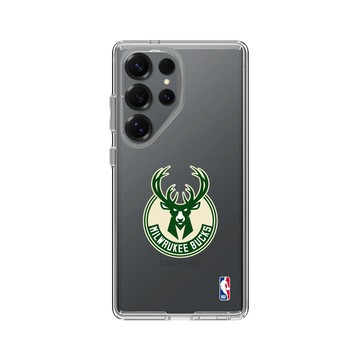 Galaxy S25 Ultra Clear 透明 - NBA - Logo-密爾瓦基公鹿 Milwaukee Bucks