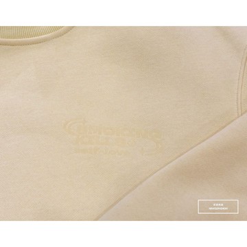 E7th.厚磅Self刷毛大學T-黃(E7S43122309)