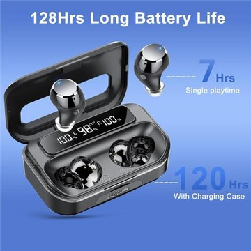 德斯外貿新品Q26入耳式智能5.2藍牙耳機帶電量數顯應急充電倉通用