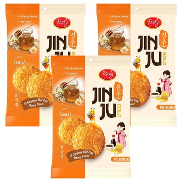 Richy 蜂蜜韓式醬味米果  100g  3袋
