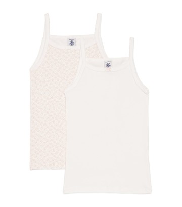 Petit Bateau Set of 2 Organic Cotton Tank Tops