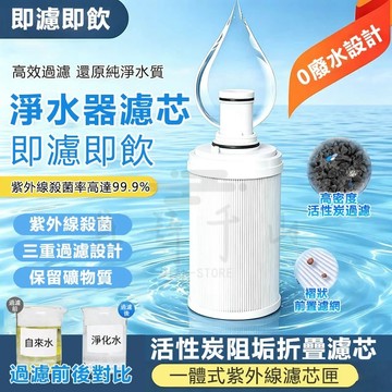 Amway安麗【免運】濾水器濾芯 濾芯 紫外線濾芯匣 即濾即飲 淨水器濾心 活性碳濾心 前置過濾網 紫外線殺菌 礦物質