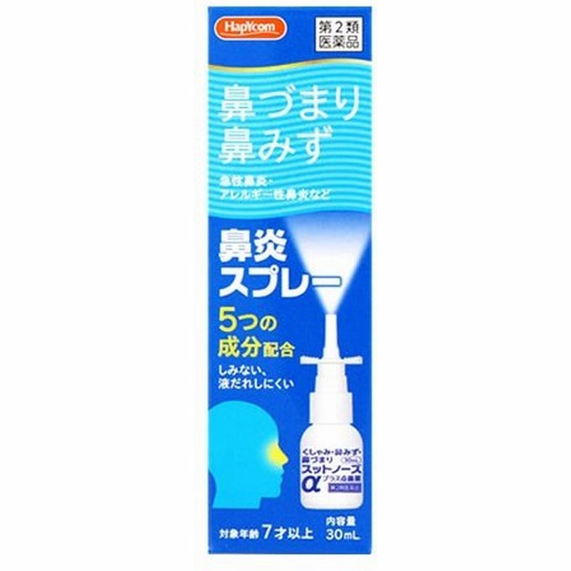 発売モデル 30mL 第２類医薬品 スカイブブロンAGスプレー 鼻づまり 鼻水 1個