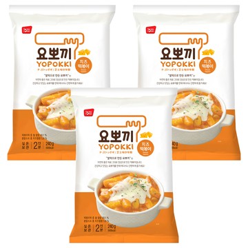 YOPOKKI 芝士味辣炒年糕  240g  3包
