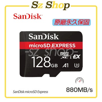 SanDisk microSD Express 128G 原廠公司貨 永久保固｜Switch 2 首選記憶卡