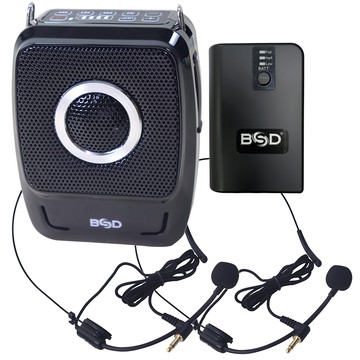 BSD 碧盛德 背掛式多功能有線無線擴音機  黑色  BA-9703(B)腰掛發射器