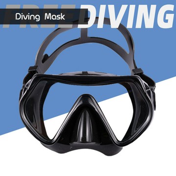 新款成人潛水鏡男女通用玻璃護目大框 PVC面罩深浮潛面鏡遊泳眼鏡鑫弘-戶外運動