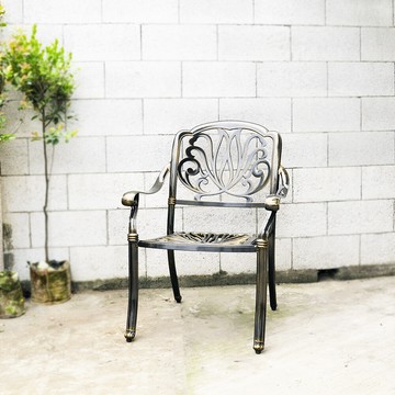 概念家具  單售椅子  鑄鐵庭園椅 椅 戶外椅 庭院椅 aut-ch