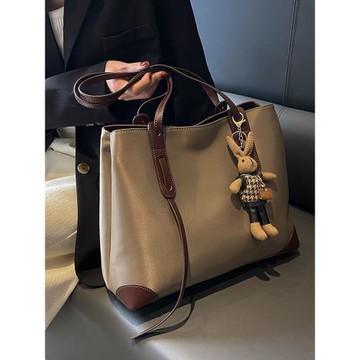 ins小眾時尚牛津布大容量包包女2024新款百搭質感托特包潮單肩包