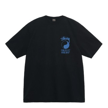 STUSSY OUR LEGACY FRAME PIGMENT DYED TEE BLACK