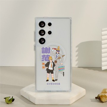 霞海城隍廟謝范將軍防摔透明SAMSUNG手機殼