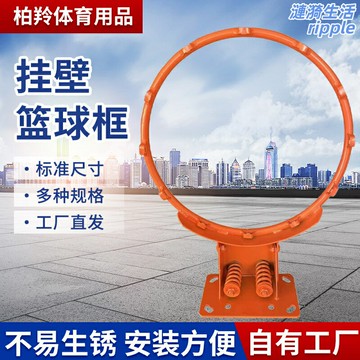 【雙彈簧防震】壁掛籃球架 兒童籃球框 成人籃球架 室內籃球框 室外籃球架 投籃架 比賽標準籃圈 防撞牆面 家用健身娛樂