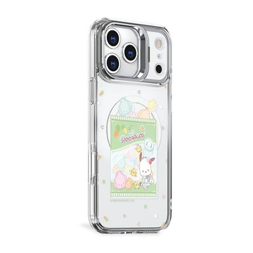 三麗鷗 iPhone 全系列 防震雙料隱形立架磁吸手機殼-軟糖帕恰狗