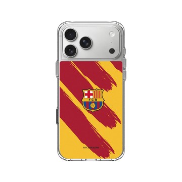 iPhone 17 Pro Max Clear Case（相機按鈕） 透明 - FC Barcelona - FCB Catalonia