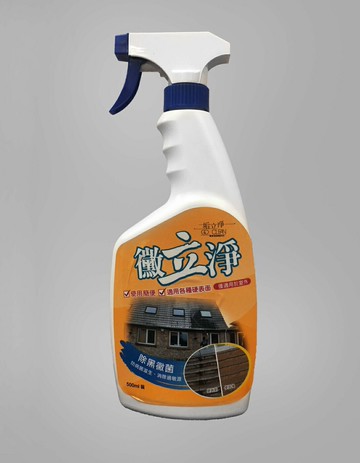 黴立淨500mL 噴槍型強效除黴防霉清潔劑 (清除汙垢、黑黴菌、外牆壁、黴菌、黴根、黴斑，環保清潔劑，適用於花崗石，大理石，無釉瓷磚)