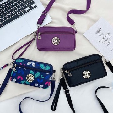 手機包女包新款斜挎包單肩包防水尼龍帆布布小包包輕便零錢鑰匙