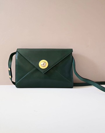 絕版中古包 Celine星球信封郵差包 側背包 斜背包 皮革包 單肩包