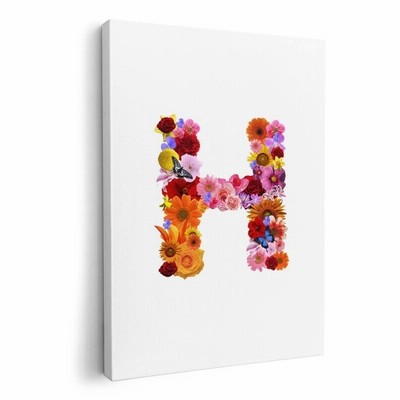 アートパネル 絵 絵画 飾り 選べるサイズ A1 A2 A3 A4 A5 6つ切り 正方形33 正方形45 019313 フォント 文字 h アルファベット