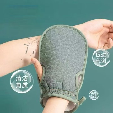 🔥臺灣出貨🔥雙麵搓澡去汙強力粗沙洗澡巾女士不傷膚手套神器下泥成人不痛家用
