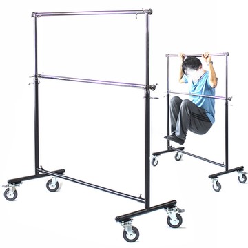 Aaronation - 百貨服飾專用 重型滑輪 掛衣架 衣架 曬衣架 衣櫥 - 5N-A315-1