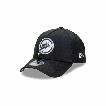 NEW ERA 男女 9FORTY AF 卡車帽 NFL CLASSIC BLACK WHITE 邁阿密海豚 黑 NE60588290