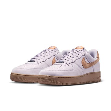 Nike Air Force 1 Low Premium QS 藍灰棕 復古 皮革 休閒鞋 男鞋 IO9555-002