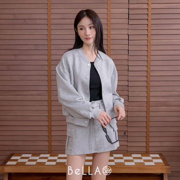 【秋冬新品】BeLLA  百搭舒適兩件套裝 灰色