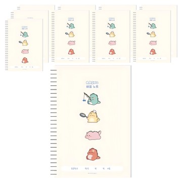 POPO FANCY Raino國小學習筆記本  10本  象牙白