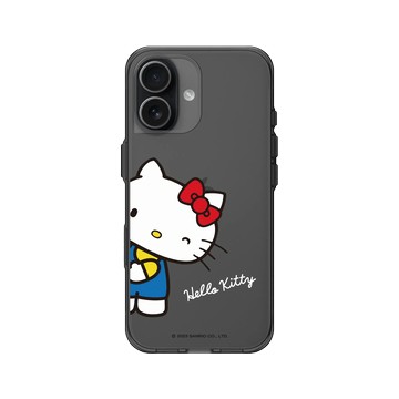 iPhone 17 Clear (相機按鈕) 酷墨灰 - 三麗鷗-Hello Kitty - Wink! Wink!