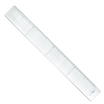 【FABER-CASTELL】輝柏 高級方眼 切割直尺(不鏽鋼邊)40cm /片 90104