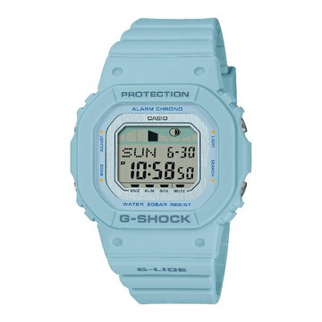 CASIO卡西歐 GLX-S5600-2 衝浪之旅潮汐月相腕錶 40.5mm 藍色｜樂天領券現折★全館特惠中★指定刷卡回饋10%