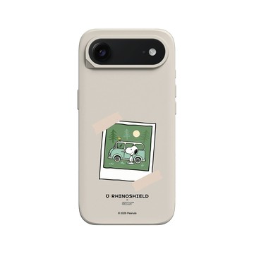 iPhone Air SolidX 貝殼灰 - 史努比 Snoopy - 拍立得-夏日野營趣